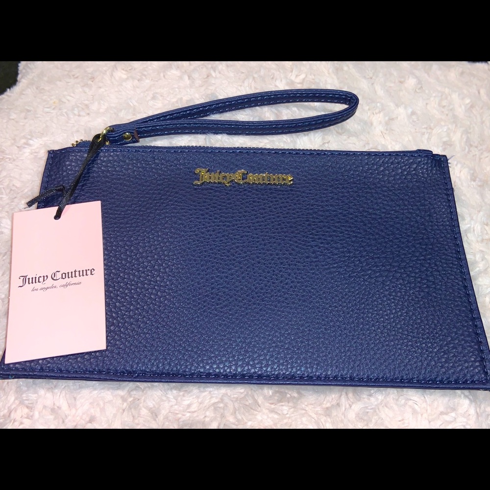 Juicy Couture Navy Parker Wristlet NWT